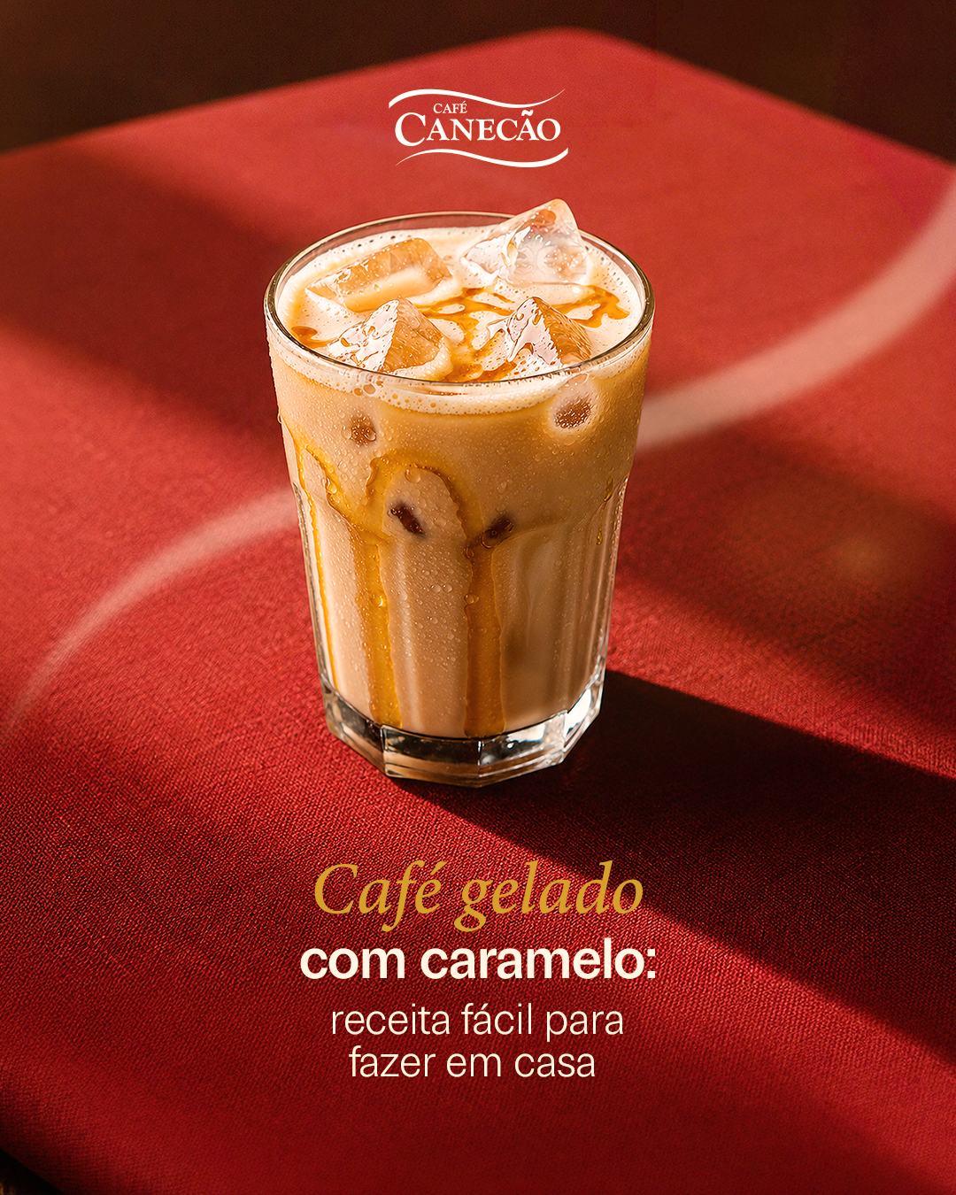 Café gelado com caramelo: receita fácil e cremosa